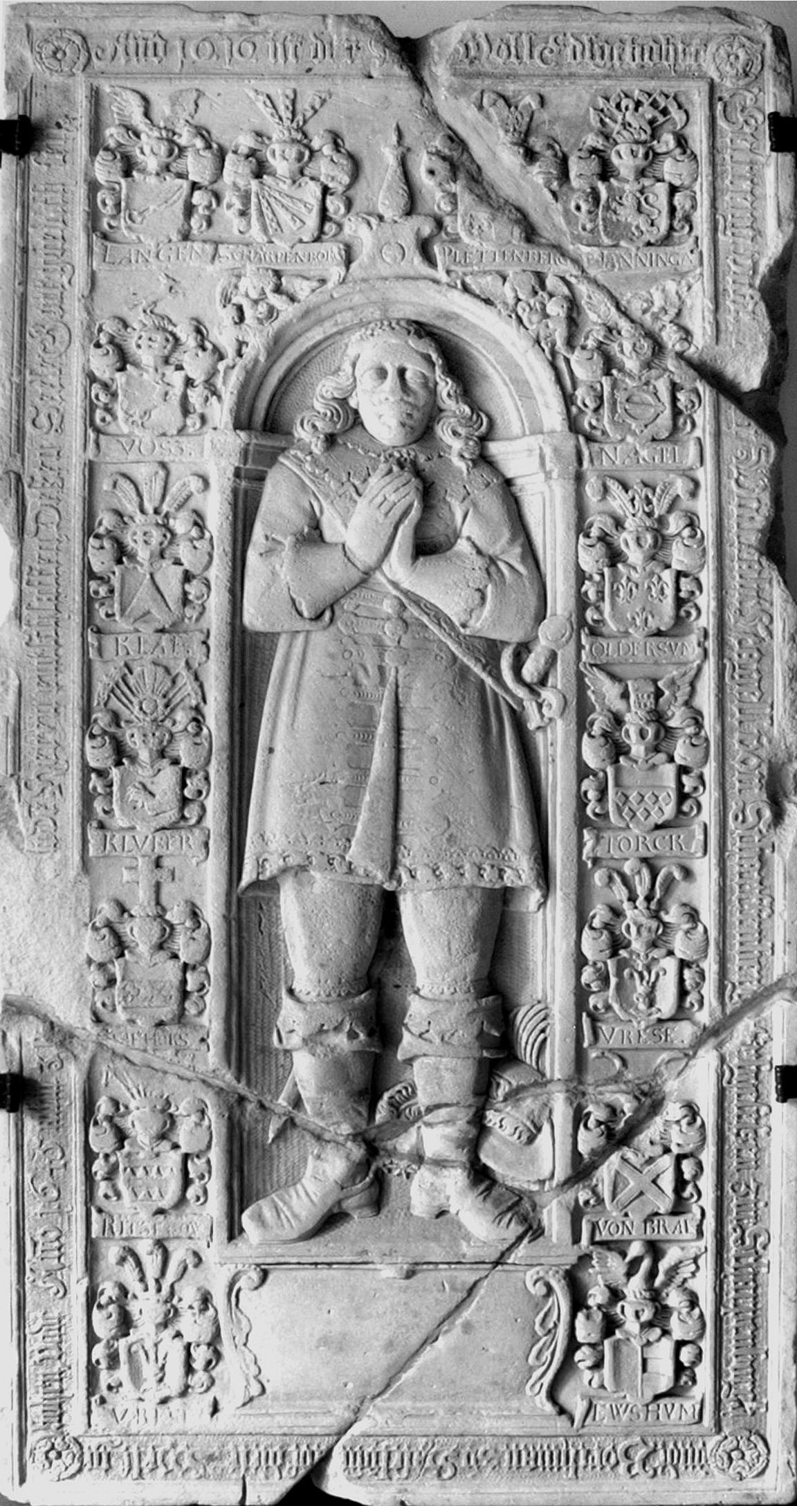 Grabstein Vollrath Nagel von Scharfenberg Grabstein Vollrath Nagel von Scharfenberg